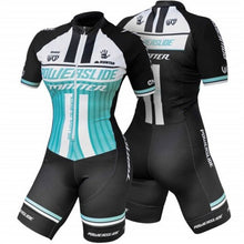 Load image into Gallery viewer, Powerslide women racing suit speed Inline roller skate skinsuit fast skats triathlon clothing ciclismo roller skating jumpsuit