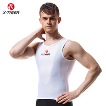 Load image into Gallery viewer, X-Tiger Men's Pro 2020 Bike Cool Mesh Superlight Cycling Base Layers Vest Bicycle Short Sleeve Shirt Breathable Underwear Jersey
