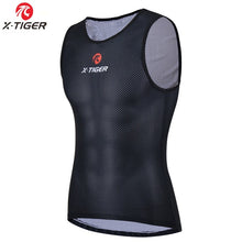 Load image into Gallery viewer, X-Tiger Men's Pro 2020 Bike Cool Mesh Superlight Cycling Base Layers Vest Bicycle Short Sleeve Shirt Breathable Underwear Jersey
