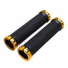 Load image into Gallery viewer, 1 Pair Bicycle Grips With Lock Rubber and Aluminium Alloy Non-Slip Straight Type Road Handle Bike bicycles Parts Bmx MTB Cuffs

