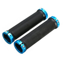 Load image into Gallery viewer, 1 Pair Bicycle Grips With Lock Rubber and Aluminium Alloy Non-Slip Straight Type Road Handle Bike bicycles Parts Bmx MTB Cuffs
