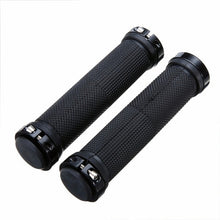 Load image into Gallery viewer, 1 Pair Bicycle Grips With Lock Rubber and Aluminium Alloy Non-Slip Straight Type Road Handle Bike bicycles Parts Bmx MTB Cuffs
