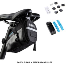 Load image into Gallery viewer, Bicycle Repair Tools Kits Saddle Bag Cycling Seat Pack MTB Bike Accessories Multifunction Tool Inner Tire Patches Tire Lever Set
