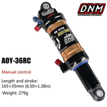 Load image into Gallery viewer, DNM AOY-36RC Mountain Bike bicycle mtb Air Rear Shock With Lockout AO-38RL remote Wire/Hand control Rear Shock 165/190/200/210mm
