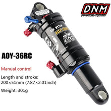 Load image into Gallery viewer, DNM AOY-36RC Mountain Bike bicycle mtb Air Rear Shock With Lockout AO-38RL remote Wire/Hand control Rear Shock 165/190/200/210mm
